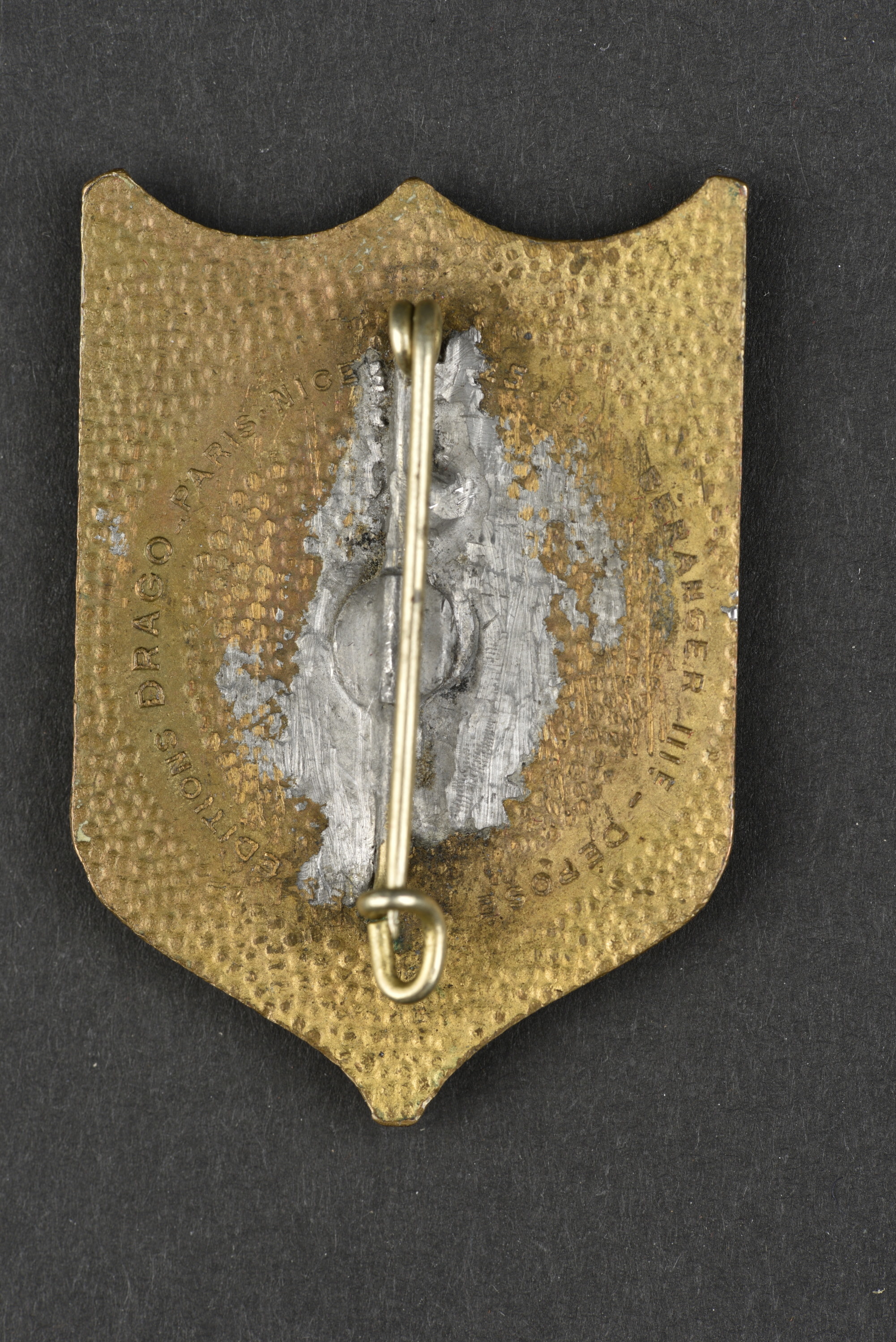 Insigne du premier modèle du 6ème Régiment de la Garde Aiolfi G.b.r.