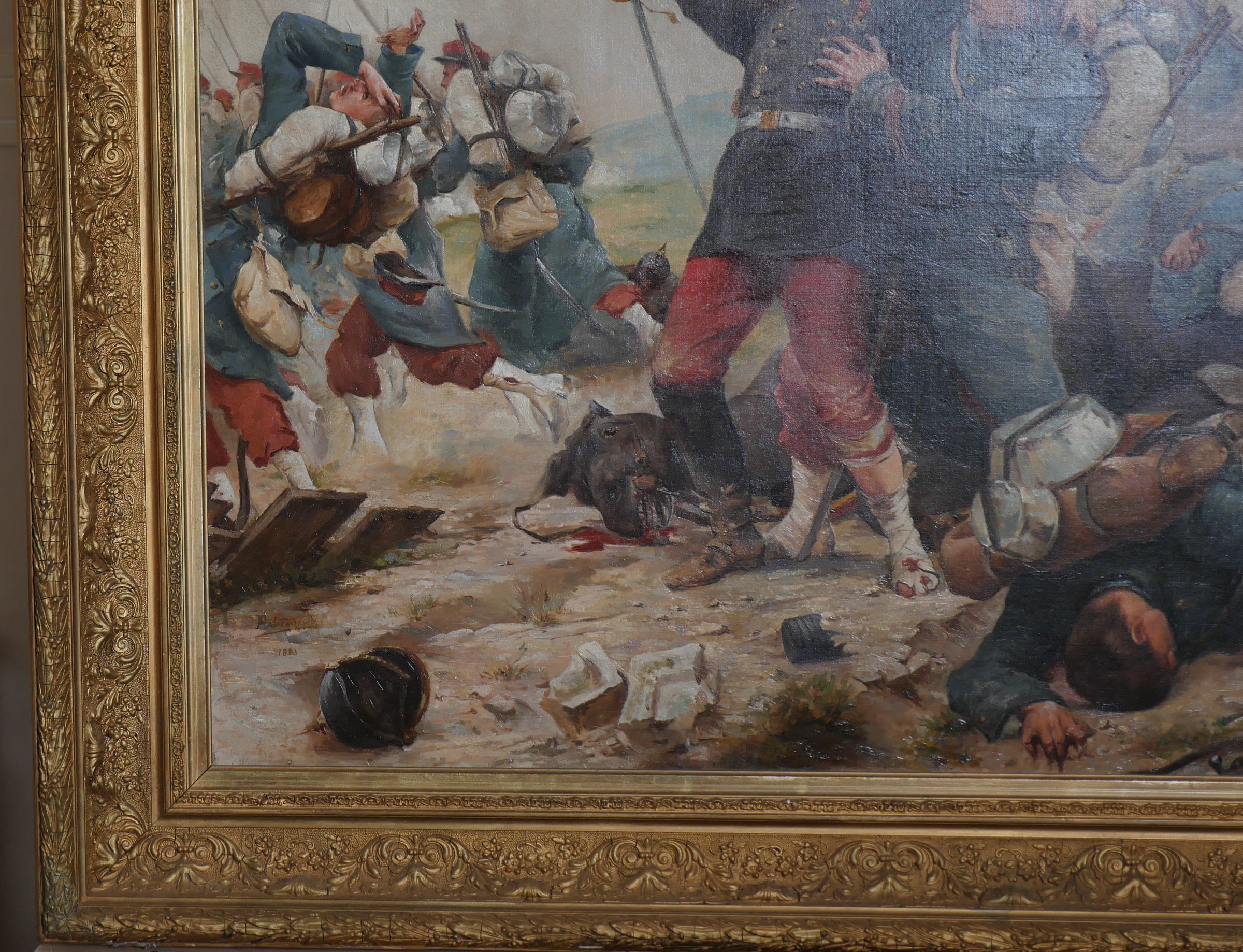 Tableau bataille de Reichshoffen Aiolfi G.b.r. Tableau bataille de Reichshoffen Aiolfi G.b.r.