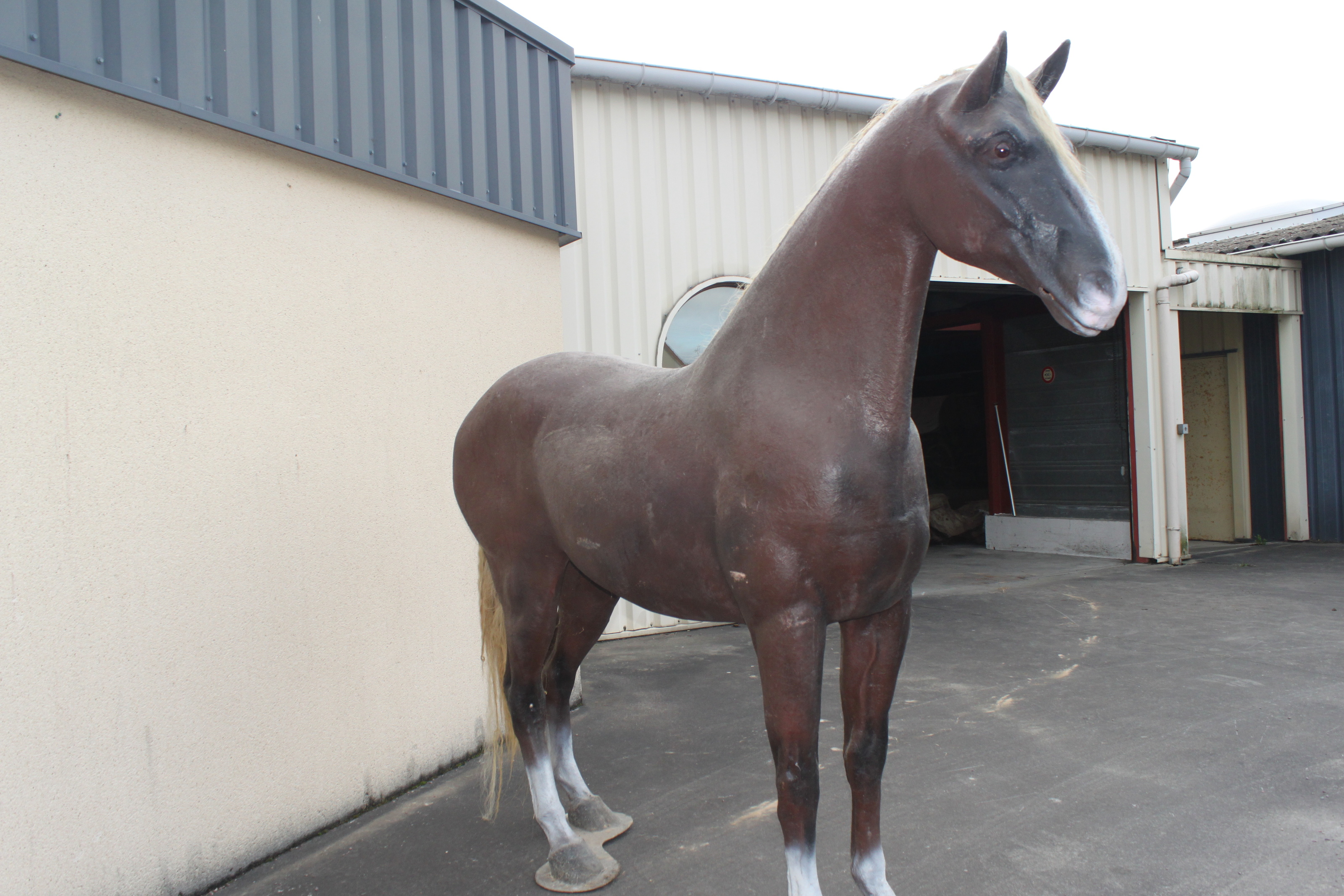 Mannequin de cheval en résine, Aiolfi G.b.r.
