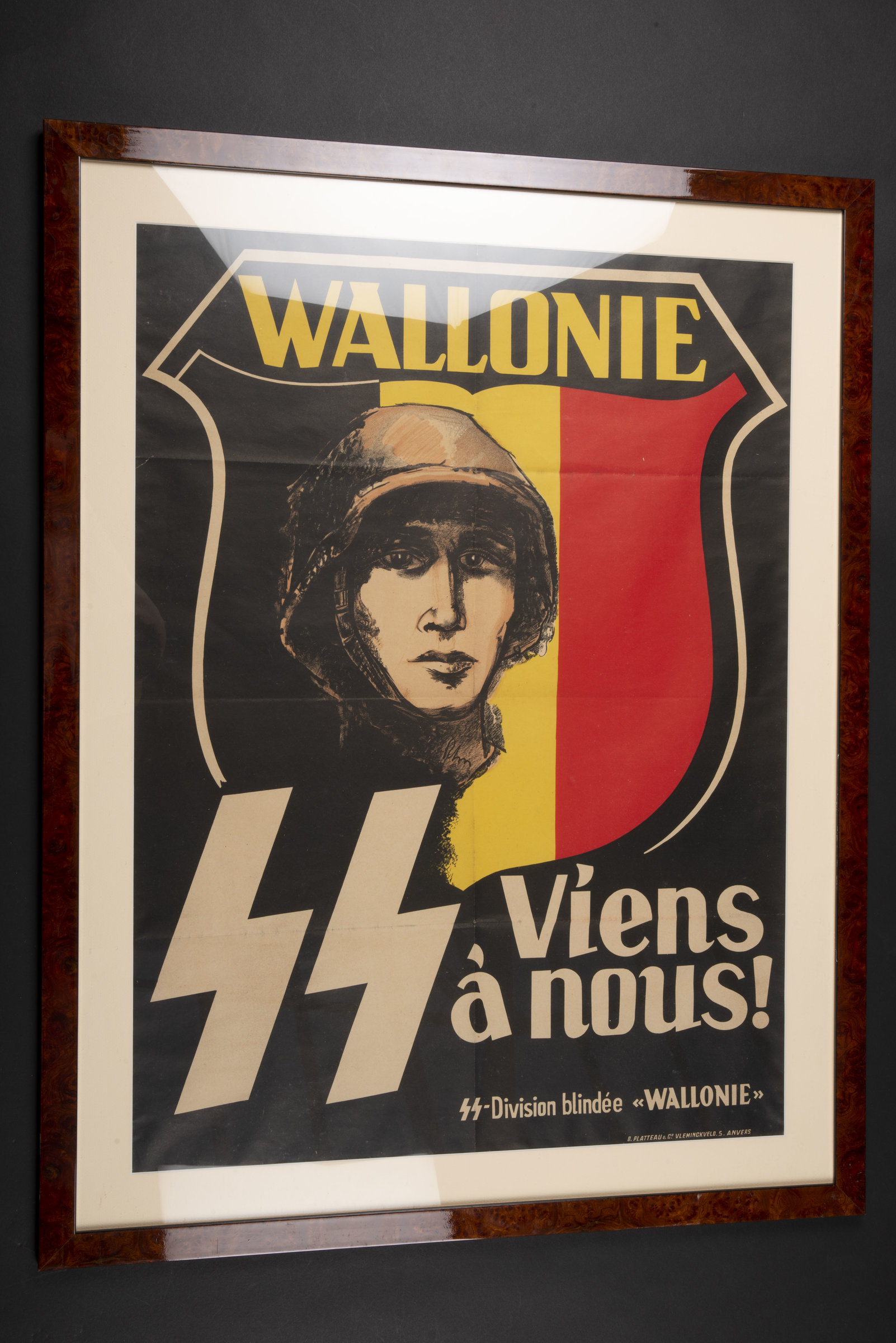 Affiche De Recrutement Pour La Waffen Ss