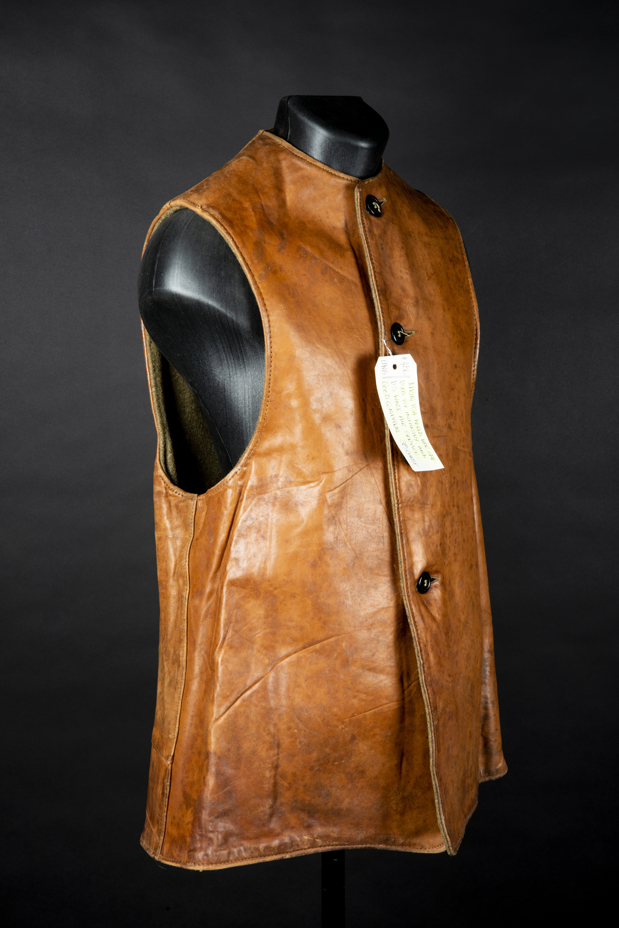 Leather Jerkins WWI. Jerkin USA WWI Aiolfi G.b.r.