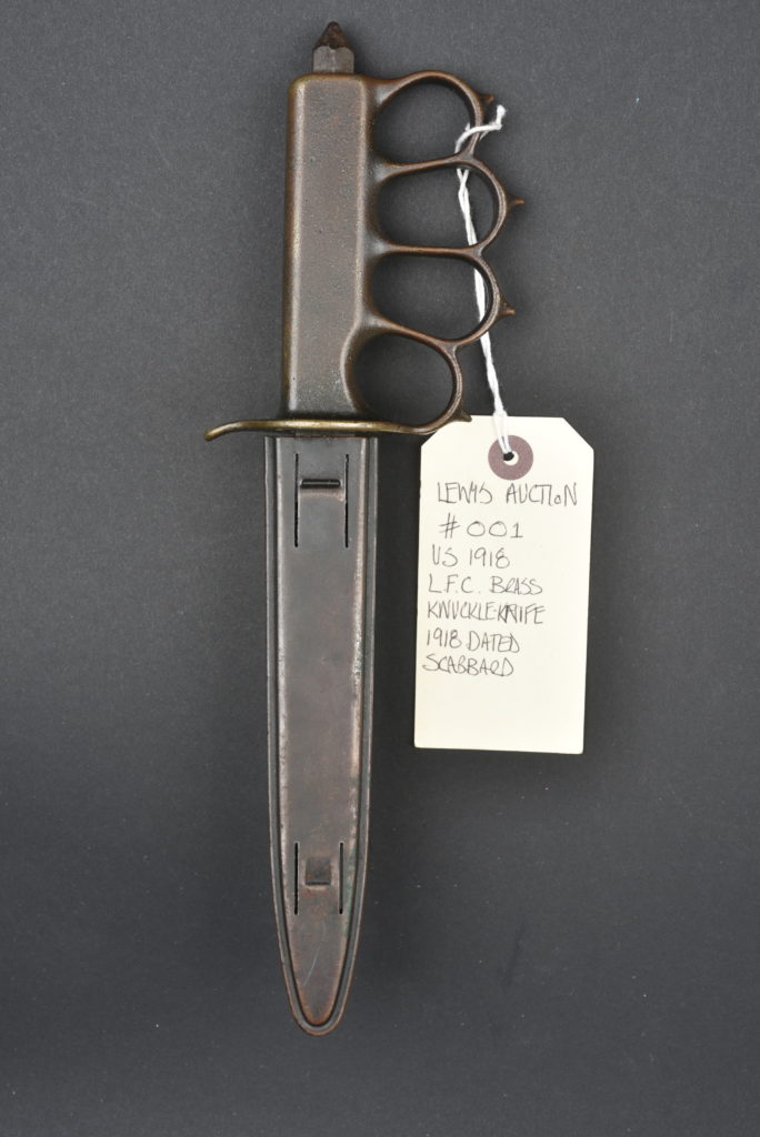 Trench Knife US 1918. US 1918 LFC Brass Knuckle Knife. Aiolfi G.b.r.