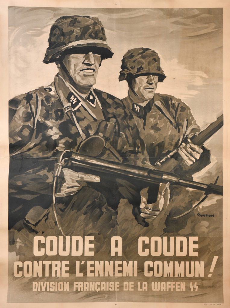 Affiche De Recrutement Pour La Waffen Ss