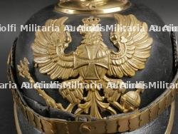 Prusse Casque à pointe d'officier de réserve d'infanterie. Prussia Reserve officer spiked helmet. — photo 3