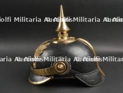 Prusse Casque à pointe d'officier de réserve d'infanterie. Prussia Reserve officer spiked helmet. — miniature 6