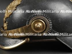 Prusse Casque à pointe d'officier de réserve d'infanterie. Prussia Reserve officer spiked helmet. — miniature 7