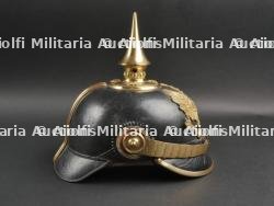 Prusse Casque à pointe d'officier de réserve d'infanterie. Prussia Reserve officer spiked helmet. — photo 9