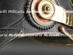 Prusse Casque à pointe d'officier de réserve d'infanterie. Prussia Reserve officer spiked helmet. — photo 16