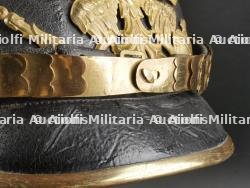 Prusse Casque à pointe d'officier de réserve d'infanterie. Prussia Reserve officer spiked helmet. — photo 19