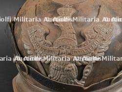 Prusse Casque de Chasseur à Cheval modèle 1915. Prussia M1915 Chasseur à Cheval spiked helmet. — miniature 2