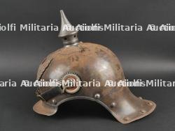 Prusse Casque de Chasseur à Cheval modèle 1915. Prussia M1915 Chasseur à Cheval spiked helmet. — photo 4
