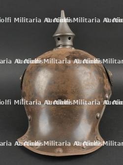 Prusse Casque de Chasseur à Cheval modèle 1915. Prussia M1915 Chasseur à Cheval spiked helmet. — photo 7