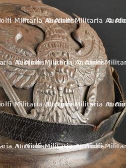 Prusse Casque de Chasseur à Cheval modèle 1915. Prussia M1915 Chasseur à Cheval spiked helmet. — miniature 16