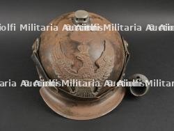 Prusse Casque de Chasseur à Cheval modèle 1915. Prussia M1915 Chasseur à Cheval spiked helmet. — miniature 22