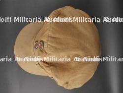 Schirmmütze entièrement en toile sable Prussian officer canvas visor cap. — miniature 3