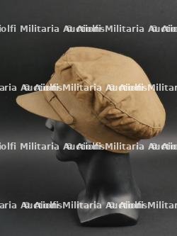 Schirmmütze entièrement en toile sable Prussian officer canvas visor cap. — miniature 5