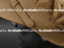 Schirmmütze entièrement en toile sable Prussian officer canvas visor cap. — photo 6