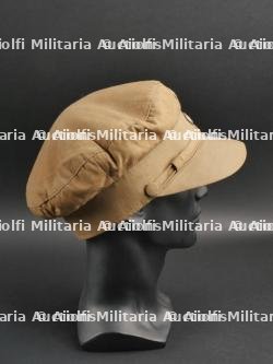 Schirmmütze entièrement en toile sable Prussian officer canvas visor cap. — miniature 8