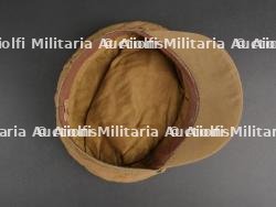 Schirmmütze entièrement en toile sable Prussian officer canvas visor cap. — photo 11