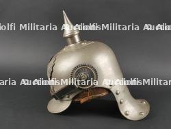 Prusse Casque de Cuirassier modèle 1915. Prussia M1915 Cuirassier spiked helmet. — miniature 5
