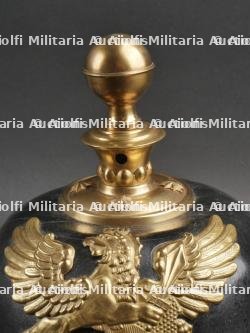 Bade Casque d'un officier d'artillerie. Baden artillery officer spiked helmet. — miniature 4