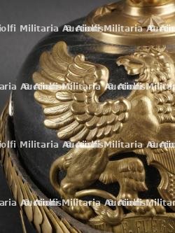 Bade Casque d'un officier d'artillerie. Baden artillery officer spiked helmet. — miniature 6