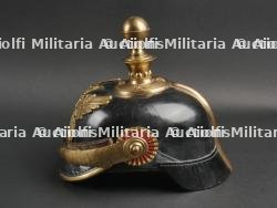 Bade Casque d'un officier d'artillerie. Baden artillery officer spiked helmet. — photo 9