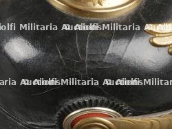 Bade Casque d'un officier d'artillerie. Baden artillery officer spiked helmet. — miniature 16