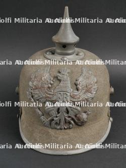 Prusse casque à pointe troupe ersatz feutre modèle 1915. Prussia M1915 ersatz felt spiked helmet.