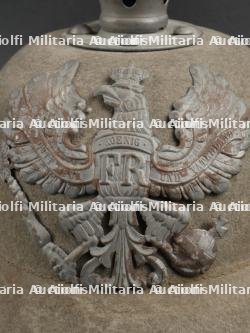 Prusse casque à pointe troupe ersatz feutre modèle 1915. Prussia M1915 ersatz felt spiked helmet. — photo 2