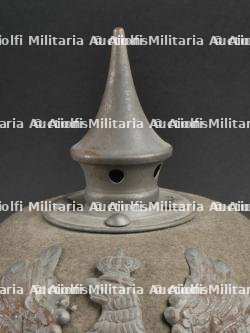 Prusse casque à pointe troupe ersatz feutre modèle 1915. Prussia M1915 ersatz felt spiked helmet. — photo 3