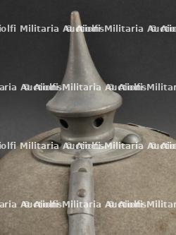 Prusse casque à pointe troupe ersatz feutre modèle 1915. Prussia M1915 ersatz felt spiked helmet. — photo 10