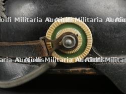 Saxe Casque à pointe troupe modèle 1915 d'un Pionnier du PB22. Saxonia M1915 Engineer spiked helmet. — miniature 7