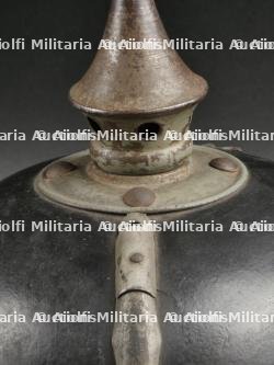 Saxe Casque à pointe troupe modèle 1915 d'un Pionnier du PB22. Saxonia M1915 Engineer spiked helmet. — miniature 9