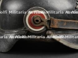 Saxe Casque à pointe troupe modèle 1915 d'un Pionnier du PB22. Saxonia M1915 Engineer spiked helmet. — miniature 11