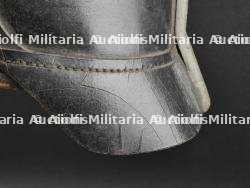 Saxe Casque à pointe troupe modèle 1915 d'un Pionnier du PB22. Saxonia M1915 Engineer spiked helmet. — photo 12