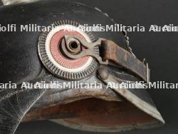 Saxe Casque à pointe troupe modèle 1915 d'un Pionnier du PB22. Saxonia M1915 Engineer spiked helmet. — miniature 17