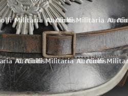 Saxe Casque à pointe troupe modèle 1915 d'un Pionnier du PB22. Saxonia M1915 Engineer spiked helmet. — miniature 22