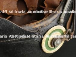 Saxe Casque à pointe troupe modèle 1915 d'un Pionnier du PB22. Saxonia M1915 Engineer spiked helmet. — photo 35
