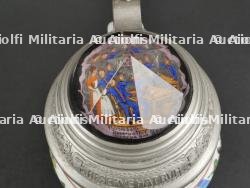Bavière - Chope d'un réserviste du Bay. 14 Infanterie Regiment de Nürnberg. Bavaria reservist beer stein of the 14th infantry regiment. — miniature 14