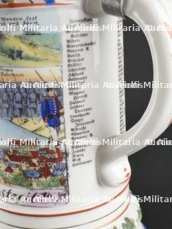 Bavière - Chope d'un réserviste du Bay. 14 Infanterie Regiment de Nürnberg. Bavaria reservist beer stein of the 14th infantry regiment. — miniature 16