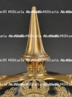 Bavière Casque à pointe d'un officier monté de réserve. Bavaria - Mounted reserve officer spiked helmet. — photo 5