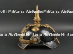 Bavière Casque à pointe d'un officier monté de réserve. Bavaria - Mounted reserve officer spiked helmet. — photo 6
