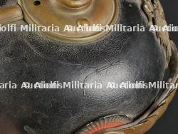 Casque à pointe du Reichsland Elsass Lothringen. Alsace-Lorraine spiked helmet. — miniature 3