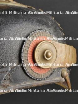 Casque à pointe du Reichsland Elsass Lothringen. Alsace-Lorraine spiked helmet. — miniature 28