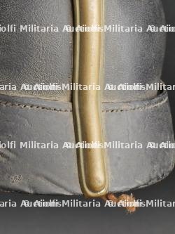 Casque à pointe du Reichsland Elsass Lothringen. Alsace-Lorraine spiked helmet. — miniature 35