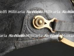 Saxe Casque à pointe ersatz en cuir épais. Saxonia - Ersatz thick leather spiked helmet. — photo 16