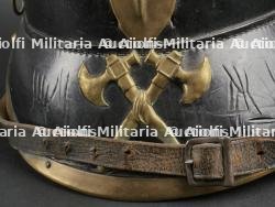 Casque de pompier allemand. Imperial german firefighter helmet. — photo 3