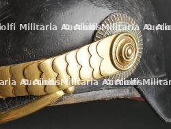 Saxe Casque à pointe d'officier de réserve Saxon. Saxonia - Reserve officer spiked helmet. — miniature 19
