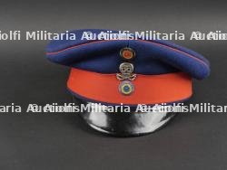 Brunswick Casquette troupe d'un soldat du 92e Régiment d'infanterie. Brunswick 92nd infantry regiment visor cap.
